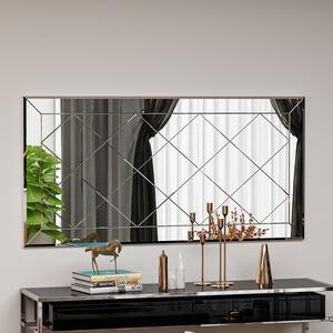 Oglinda PAULI, MDF, alb, 120×2×60 cm