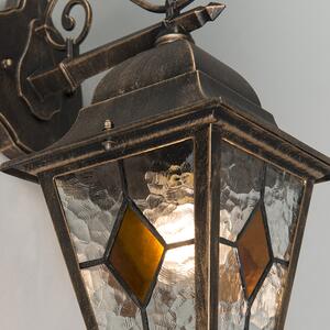 Lanternă de perete în aer liber de bronz vintage - Antigua