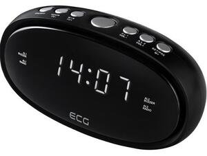 Radio cu ceas ECG RB 010 negru, FM, Digital, memorie 10 posturi, alarma dubla