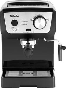 Espressor manual ECG ESP 20101 Black, 1140 W,1.25 L, dispozitiv spumare, 20 bar