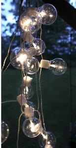 Șirag luminos LED pentru exterior Star Trading Party Light White, lungime 4,5 m