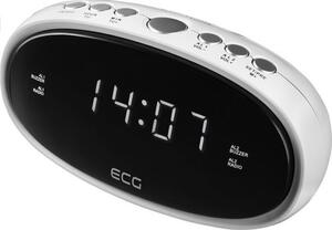 Radio cu ceas ECG RB 010 alb, FM, Digital, memorie 10 posturi, alarma dubla