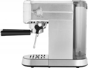 Espressor manual ECG ESP 20501, 1450 W,1.25 L, 20 bar, capsule Nespresso, PAD-uri, dispozitiv spumare, otel inoxidabil