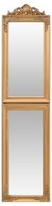 Oglindă de sine stătătoare, auriu, 40x160 cm