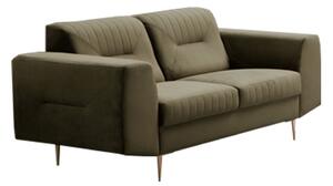 Canapea cu 2-locuri, verde/miere, LEXUS