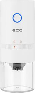 Rasnita de cafea electrica portabila ECG KM 150 Minimo, incarcare USB, 3,7 volti, 13 W, 30 g, culoare alba