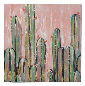 Cactus Tablou living, Canvas, Multicolor