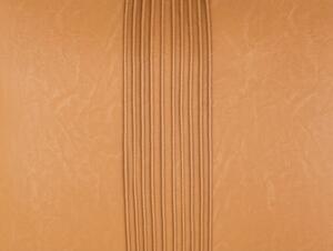 Pernă din catifea PT LIVING Ribbed, 50 x 30 cm, maro coniac