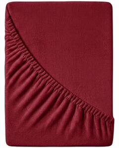 Cearsaf Frotir cu elastic EXCLUSIVE 180 x 200 cm visiniu
