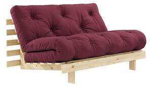 Canapea extensibilă roșie 140 cm Roots - Karup Design
