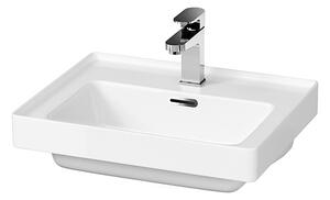 Lavoar baie incastrat alb 50 cm Cersanit Crea 505x400 mm