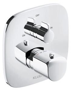 Baterie cada sau dus Kludi Ameo termostatata incastrata pentru corp ingropat, crom