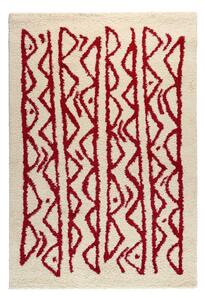 Covor Bonami Selection Morra, 160 x 230 cm, crem - roșu