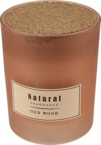 Lumânare parfumată în borcan Old Wood, 8 x 10 cm, 200 g