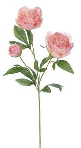 Bujor artificial, 67 cm, roz