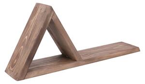 Set 2 rafturi din lemn pentru perete Triangles