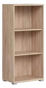 Biblioteca OFFICE, stejar sonoma, PAL, 53x35x114 cm