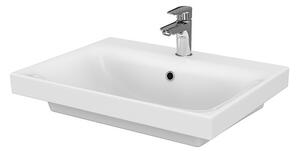 Lavoar baie suspendat alb 60 cm, dreptunghiular, Cersanit Moduo