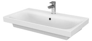 Lavoar baie pentru mobilier alb 80 cm Cersanit Moduo