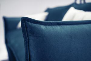 KONDELA Canapea cu 2-locuri de lux, albastru parizian, VINSON 2