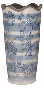 Georgia Vaza medie, Ceramica, Albastru
