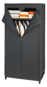 Dulap textil Wenko, 160 x 50 x 75 cm, negru