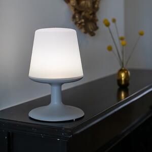Lampa de veghe cu port USB, Light To Go Gri, Ø18xH28 cm