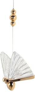 Moosee Butterfly lampă suspendată 1x5 W transparent-auriu MSE010100322