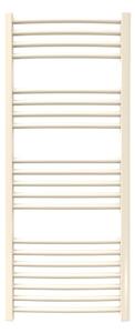 Calorifer baie portprosop colorat 500/1200 mm CELSIUS ROUND (include kit de instalare)-Oyster White mat - RAL 1013 MAT