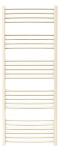 Calorifer baie portprosop colorat 600/1470 mm CELSIUS ROUND (include kit de instalare)-Oyster White mat - RAL 1013 MAT