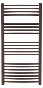 Calorifer baie portprosop colorat 600/1200 mm CELSIUS ROUND (include kit de instalare)-Chocolate Brown - RAL 8017