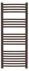 Calorifer baie portprosop colorat 500/1200 mm CELSIUS ROUND (include kit de instalare)-Chocolate Brown - RAL 8017