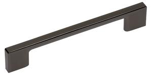 Maner pentru mobila Uzo, finisaj crom negru, L:160 mm