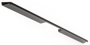 Maner pentru mobila Rail, finisaj negru periat, L 600 mm