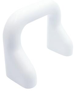 Maner pentru mobila Soft, finisaj alb mat, L 40 mm
