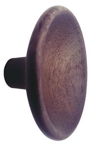 Buton din lemn pentru mobila Disc, finisaj nuc, D 38 mm