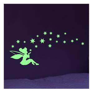 Autocolant fosforescent Ambiance Fairy And The Stars