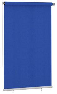Jaluzea tip rulou de exterior, albastru, 140x230 cm, HDPE