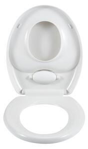 Capac toaleta cu reductie copii, din termoplastic, Family Alb, l35,5xA38 cm