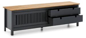 Masă TV din lemn Marckeric Bruna, gri