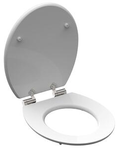 SCHÜTTE Scaun toaletă DIAMOND cu închidere silențioasă extralucios MDF 80545