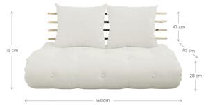 Canapea variabilă Karup Design Shin Sano Natural/Linen