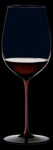 Pahar pentru vin, din cristal Black Series Bordeaux Grand Cru Burgundy / Negru, 860 ml, Riedel