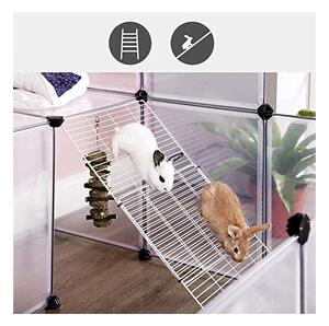 Tarc pentru animale de companie, Songmics, Alb, LPC004W01, 143 x 108 x 92 cm