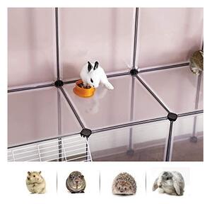 Tarc pentru animale de companie, Songmics, Alb, LPC004W01, 143 x 108 x 92 cm