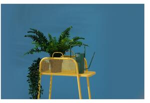 Etajeră de balcon metalică Garden Pleasure MWH, înălțime 105,5 cm, galben