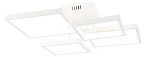 Plafoniera albă cu LED 3 trepte reglabilă 4 lumini - Lejo