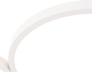 Plafoniera albă cu LED în 3 trepte reglabilă 4 lumini - Lupolo
