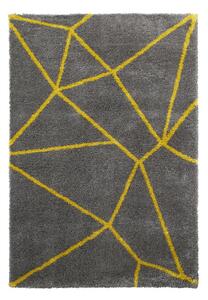 Covor Think Rugs Royal Nomadic Grey & Yellow, 120 x 170 cm, gri - galben