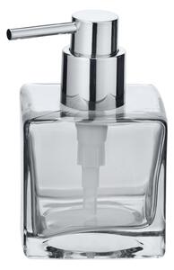 Dozator pentru sapun, din sticla, Lavit Transparent, L8xl8xH8,5 cm